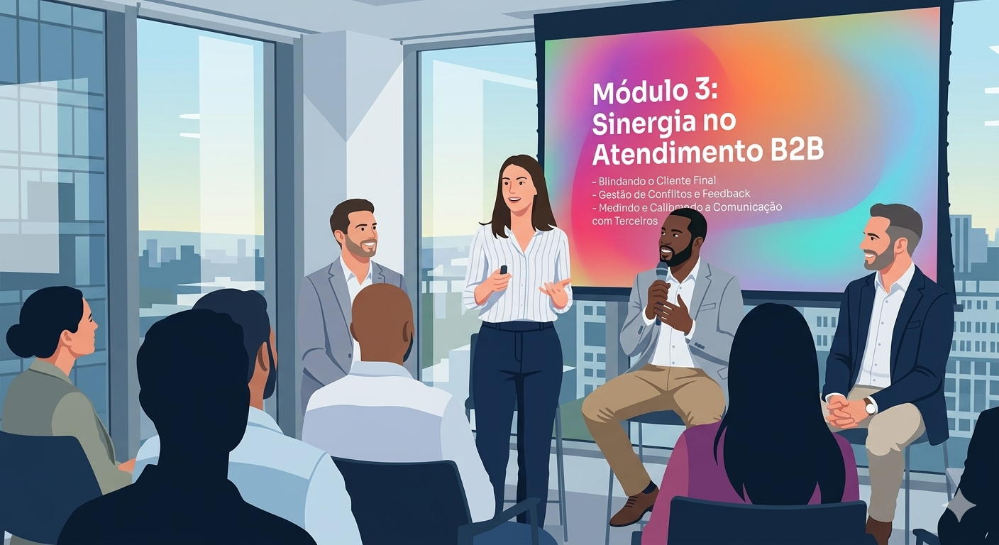 Imagem do curso Atendimento Conectado & Sinergia com Terceiros